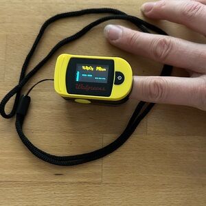 Walgreens Yellow Pulse Oximeter with Lanyard